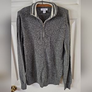 Calvin Klein Men's Quarter Zip Sweater lightweight size XL